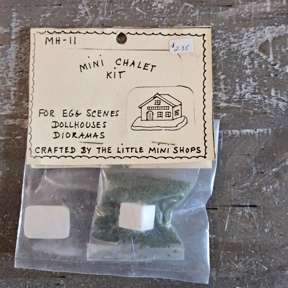 The Little Mini Shops Mini Chalet Kit MH-11 White DIY Diorama cottagecore